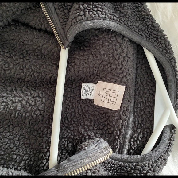 Dark Grey Half Zip Sweater - Picture 2 of 2